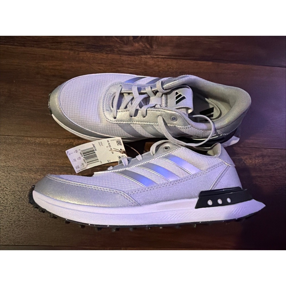 New Adidas Womens S2G SL 24 Spikeless Golf Shoes Size 7 White Silver Black